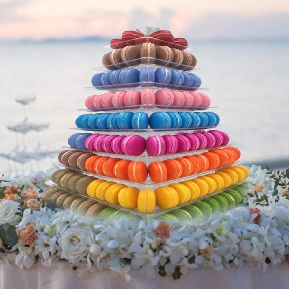 Wxgy Presentoir En Forme De Macaron Transparent A 9 Niveaux Pour Gateau A Dessert Et Bonbons Pour Decoration De Fete De Mariage Danniversaire Cuisine Maison Presentoirs A Gateau Centroarco Com
