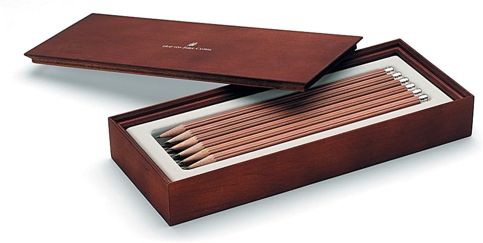Faber-Castell - Juego de 12 lpices en caja (madera): Amazon.es: Oficina y papelería