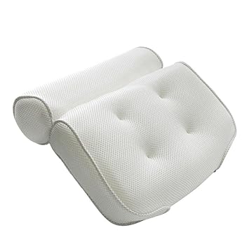 Waterproof Spa Bathtub Neck Pillow Washable 3d Mesh Bathroom