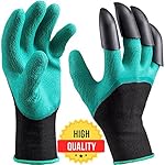 Garden Genie Gloves with Claws Waterproof Gardening Gloves for Digging & Planting One Size Fits All As Seen On TV