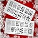 Whats Up Nails - Christmas New Year Winter Nail Stamping Plates (B003, B022) for Nail Art Design