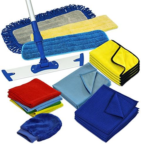 SupplyBuy Ultimate Microfiber Cleaning Kit | Quality Mircofiber Products | Includes All Essential Surface Cleaning Supplies.
