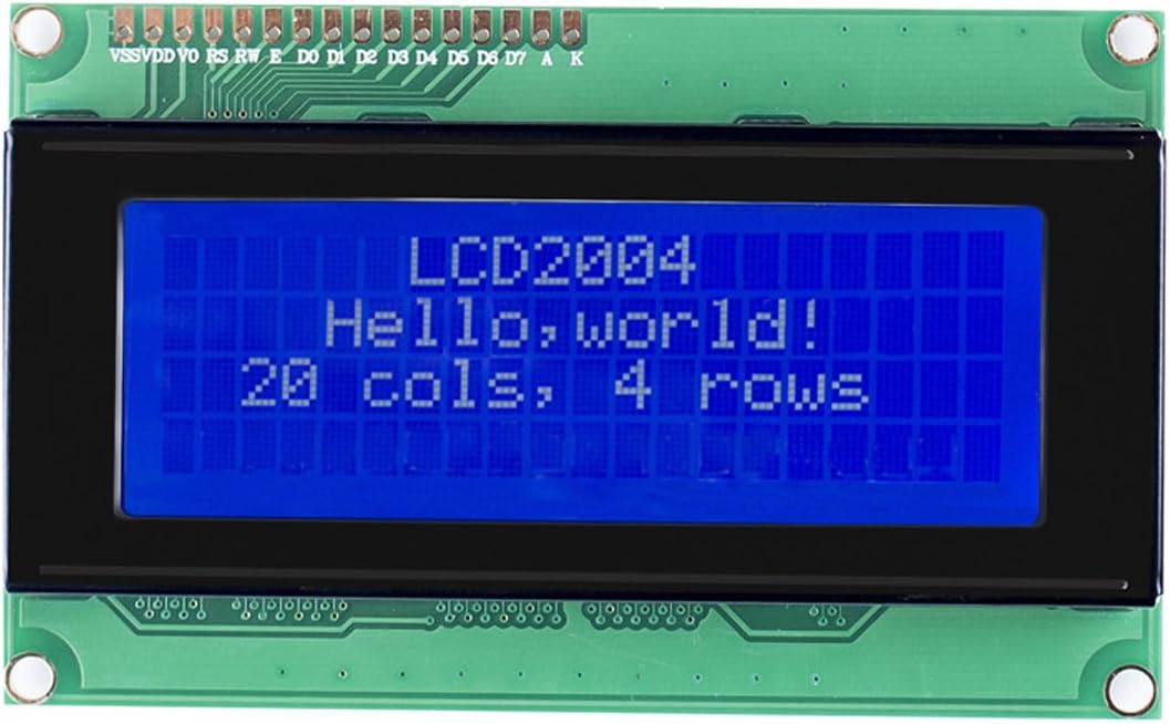 iHaospace LCD2004 I2C IIC 2004 20x4 2004A Blue Screen Serial LCD Module for Arduino Character LCD/w IIC/I2C Serial Interface Adapter Module - Image 3