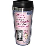Tree-Free Greetings 16-Ounce (473ml) Sip 'N Go Stainless Lined Travel Mug, Aunty Acid Released on Bail, Stainless Steel, Multi-Colour, 8.13 x 8.13 x 17.78 cm