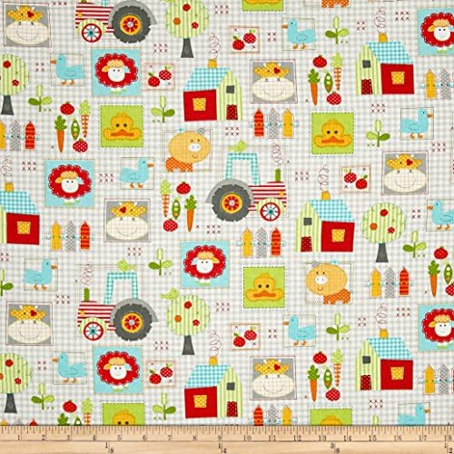 Farm Friends Farrm Allover Multi Fabric