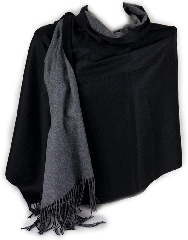 Sciarpa Donna In Cotone - Stola 180x120 Cm, Morbida, Per Autunno E Inverno, Multiuso - Foto 2