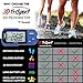 Realalt 3DTriSport Walking 3D Pedometer with Clip & Strap, eBook Included | 30 Days Memory, Accurate Step Counter, Walking Distance Miles/Km, Calorie Counter, Daily Exercise Time Monitor - Blue