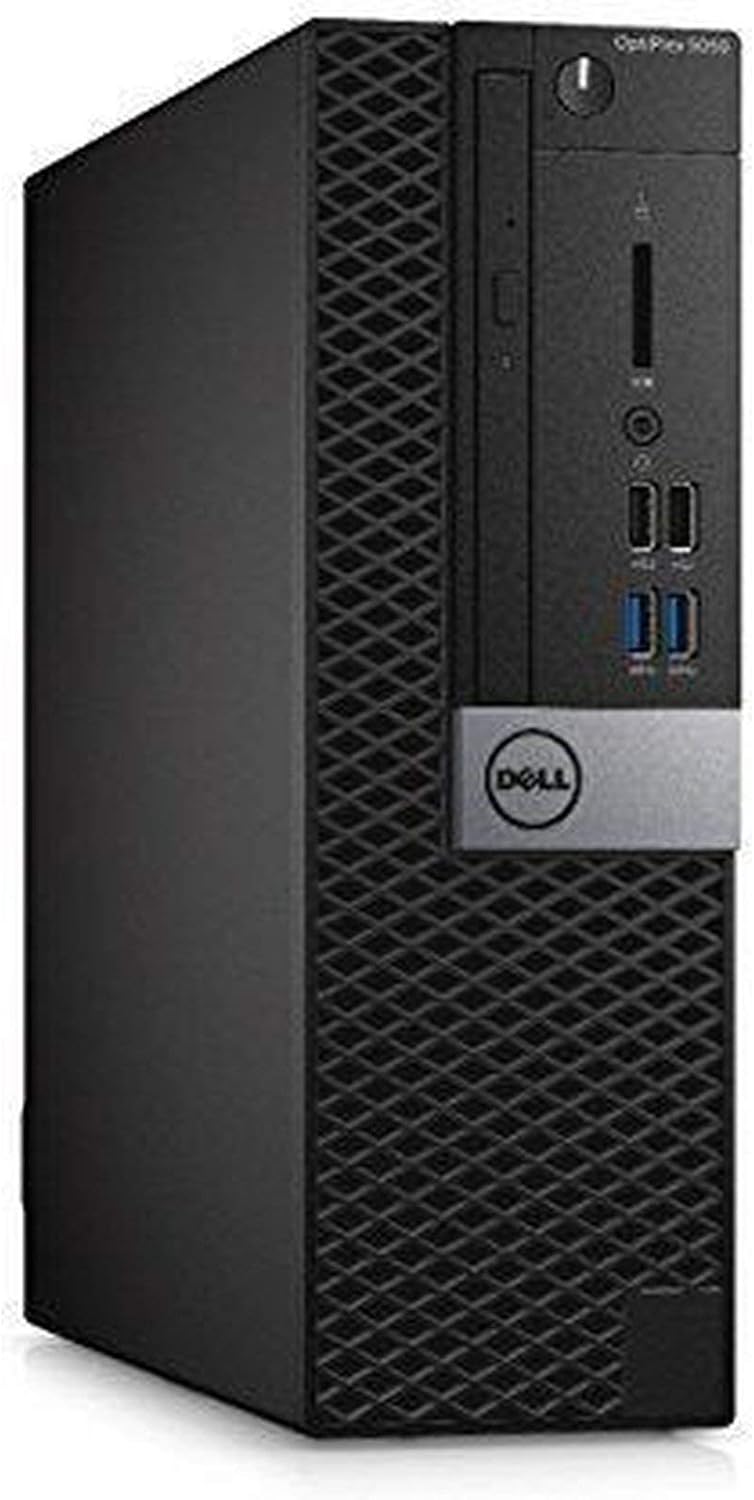 DELL OptiPlex 5050 Small Form Factor Desktop, Intel Core i5-6500, 8GB DDR4 RAM, 256GB SSD, Windows 10 Pro Black (Renewed)']