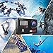 HDCool Action Camera 170° Wide-Angle Lens 4K 20MP Waterproof Sports Camera, 2.0 Inch LCD Display with 0.96 Inch Front Screen,Included 2 Rechargeable 1050 Mah Batteries