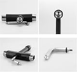 YOUSHARES Skateboard Tool T-Bone Roller Tool 3-socket 9 13 14 mm view 8