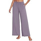 WiWi Viscose from Bamboo Women' s Pajamas Pants Soft Yoga Loose Pant Comfy Pajama Bottoms S-XXL
