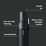 LARQ Bottle Filtered 740ml Insulated Stainless Steel Obsidian Black view 3