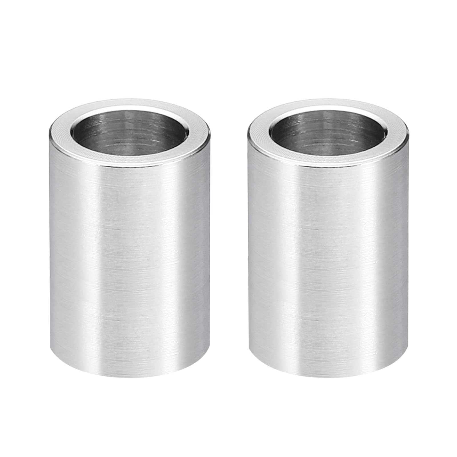 PATIKIL M8 Stainless Steel Spacers, 2Pcs Metal Spacer Stainless Steel 8.2mm ID x 12mm OD x 20mm L Stainless Steel Spacer Screw Standoff for 5/16" or M8 Screw