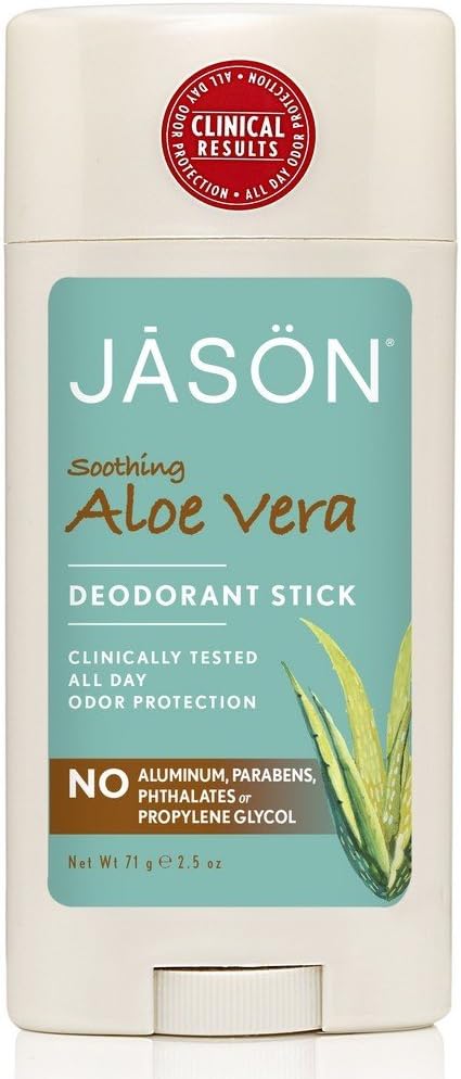 Jason Aloe Vera Deodorant Stick 71g 12 Pack Bundle Soothing Gentle Formula