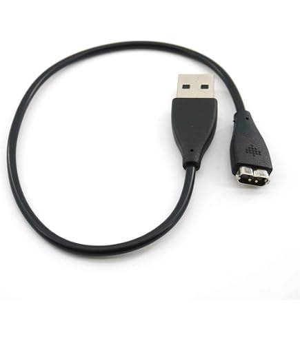 50cm USB Charging Cable Replacement For Fitbit Charge HR (Black)