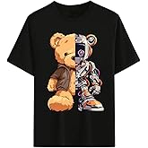 SweatyRocks Boy's Graphic Tees Short Sleeve Crew Neck T Shirts Casual Tops