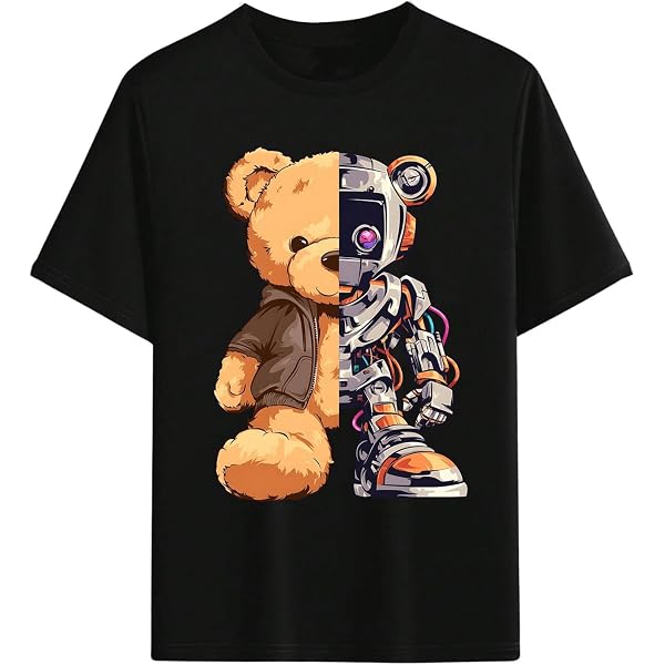 MEOKIM Women's Harajuku Street Style T-Shirt - Oversized Y2K Cartoon Print Tee, Loose Fit - View #10