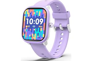 Roffnet Kids Smart Watch for Boys Girls, Fitness Tracker with Heart Rate Sleep Monitor, 1.83" Touchscreen with 12 Puzzle Game