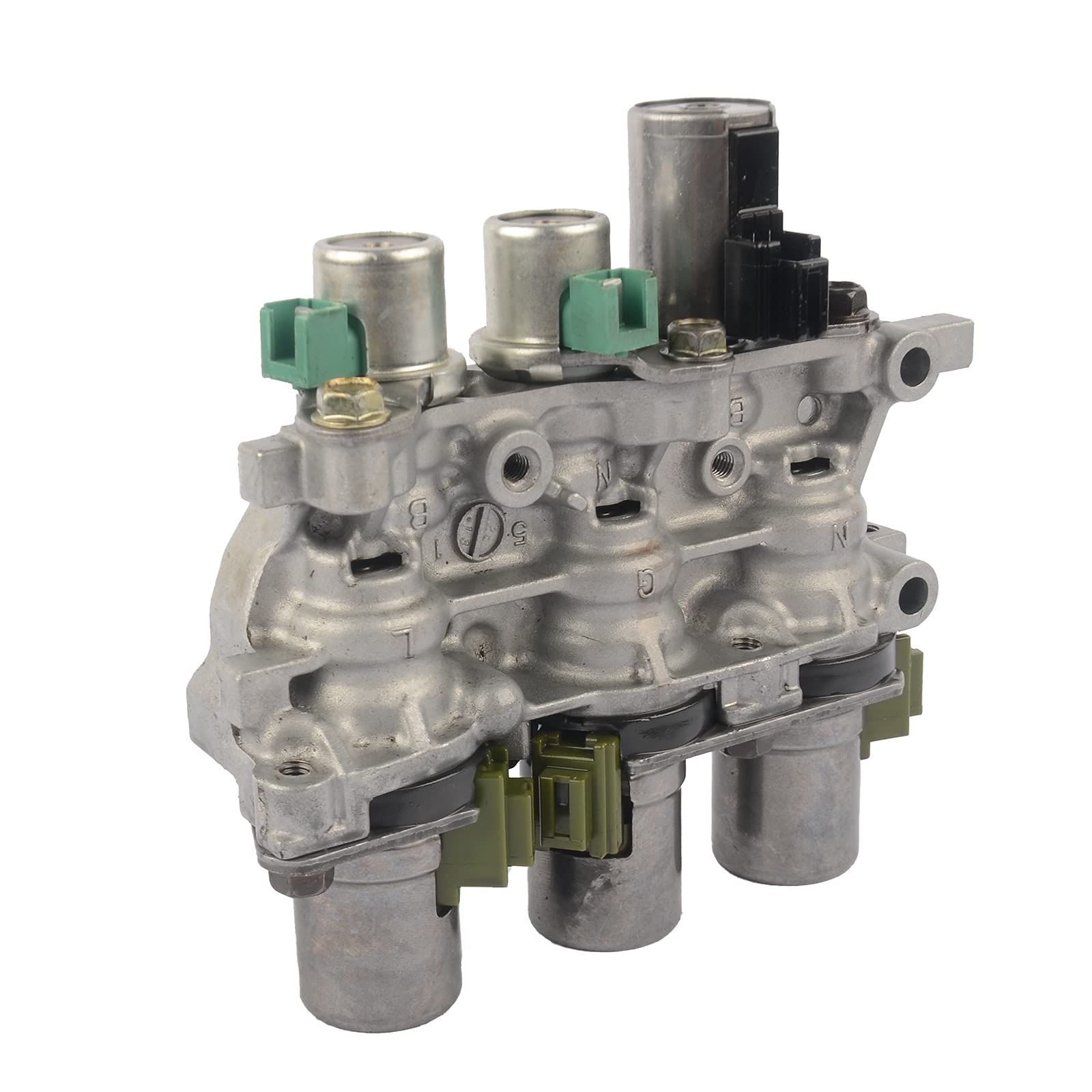 Photo 1 of 4F27E - Transmission Solenoid Set Replacement for Maz-da 2 3 4 5 6 CX-7, Replacement for For-d Fiesta Focus 4 Speed Automatic Models - Weonefit