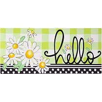 Amazon.com: Evergreen Hello Daisy Sassafras - Tapete ...