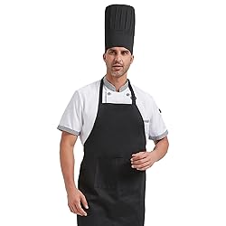 Hyzrz Chef Tall Hat Unisex Adjustable Elastic Baker