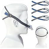 GJX 3 Packs Replacement Nasal Mask Headgear Straps for Airfit P10 and N30 Upgraded Adjustable CPAP Headgear Compatibility with P10/N30 CPAP Head Strap(Without Nasal Pillow Frame)