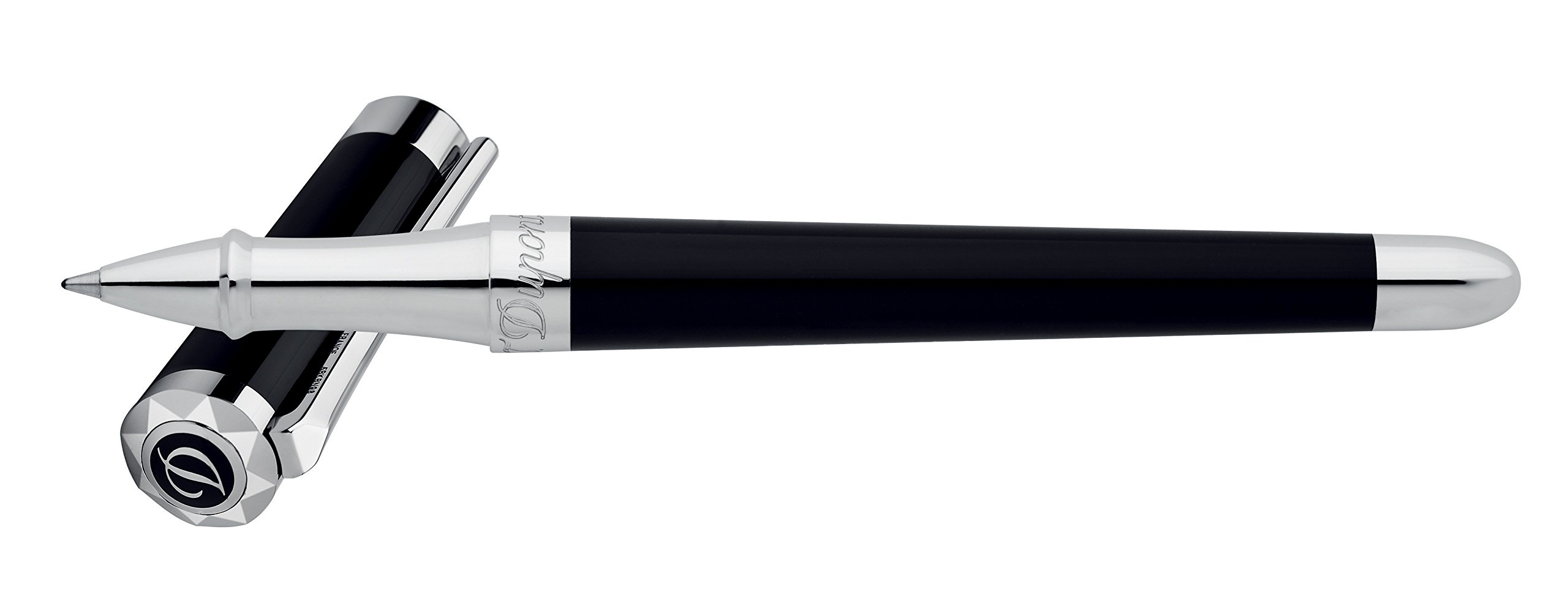 S.T. Dupont Liberte Lacquer and Palladium Rollerball Pen - Black