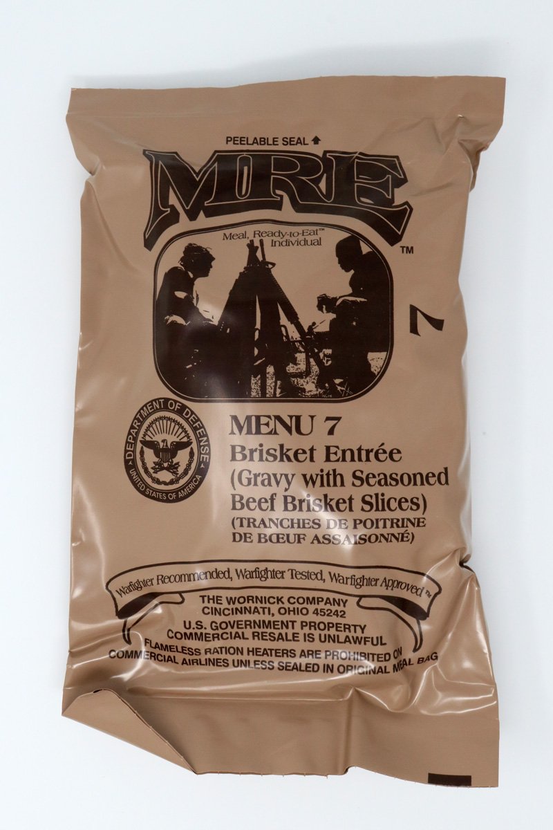 【2025年検品】米軍戦闘食 MRE caseA