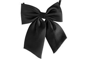 PACKOVE Pre-tied Black Bow Tie for Men Adjustable Microfiber Business Bowtie Set Formal Wedding Party