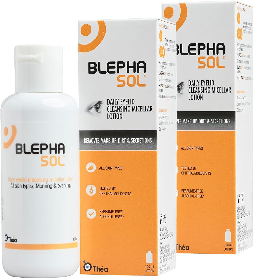 THEA PHARMA Blephasol Micellar Eyelid Cleansing Lotion 2 x 100 ml