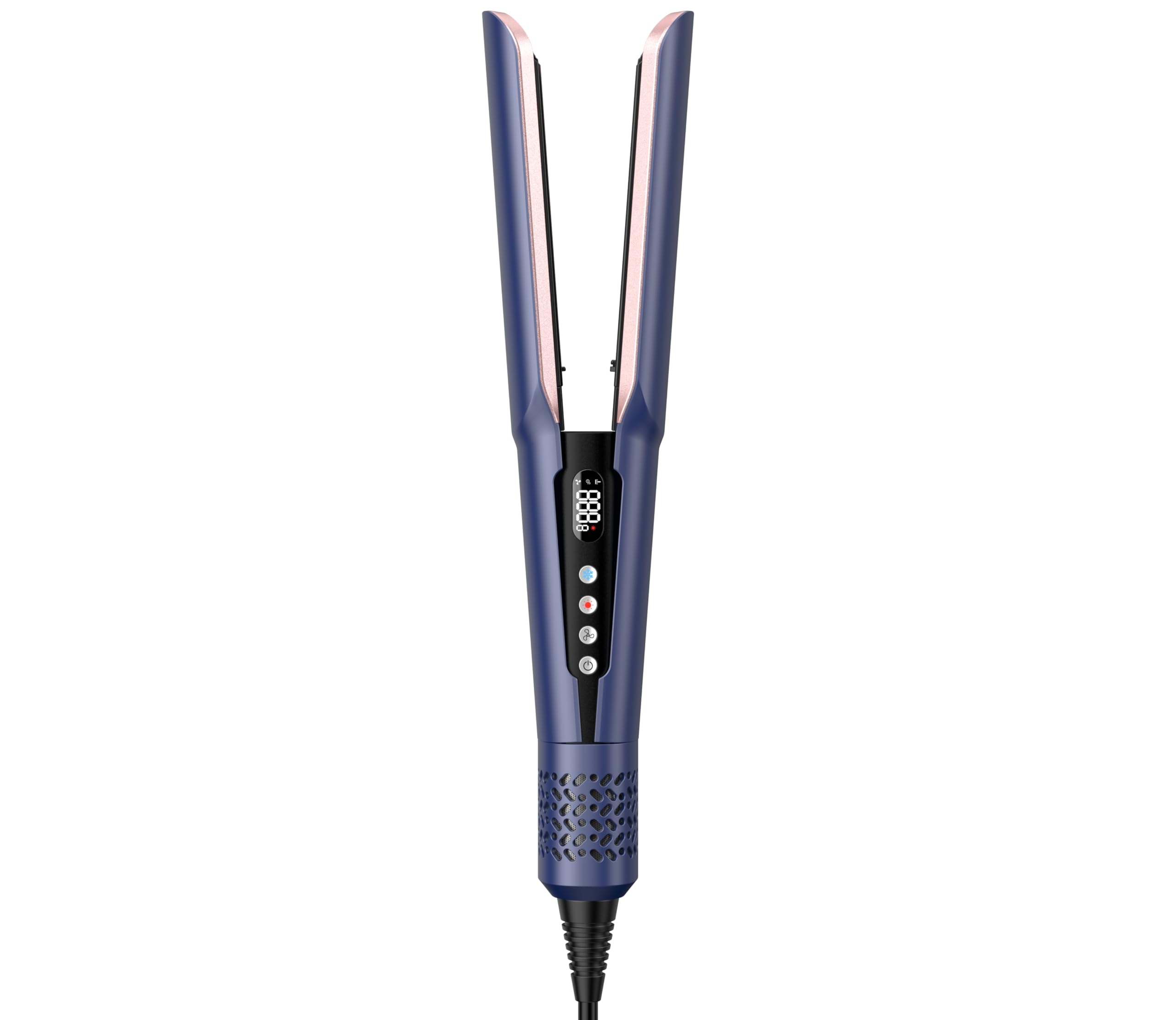 Photo 1 of slopehill 2-in-1 Hair Straightener and Blow Dryer, Professional Styling Tool (Prussian Blue)