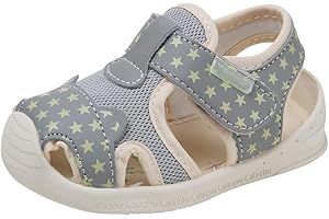 Kuner Baby Sandals Non-Slip Soft Sole Toddler Water Shoes Breathable Mesh Boys and Girls Toddler Sandals Lightweight Baby First Walking Shoes