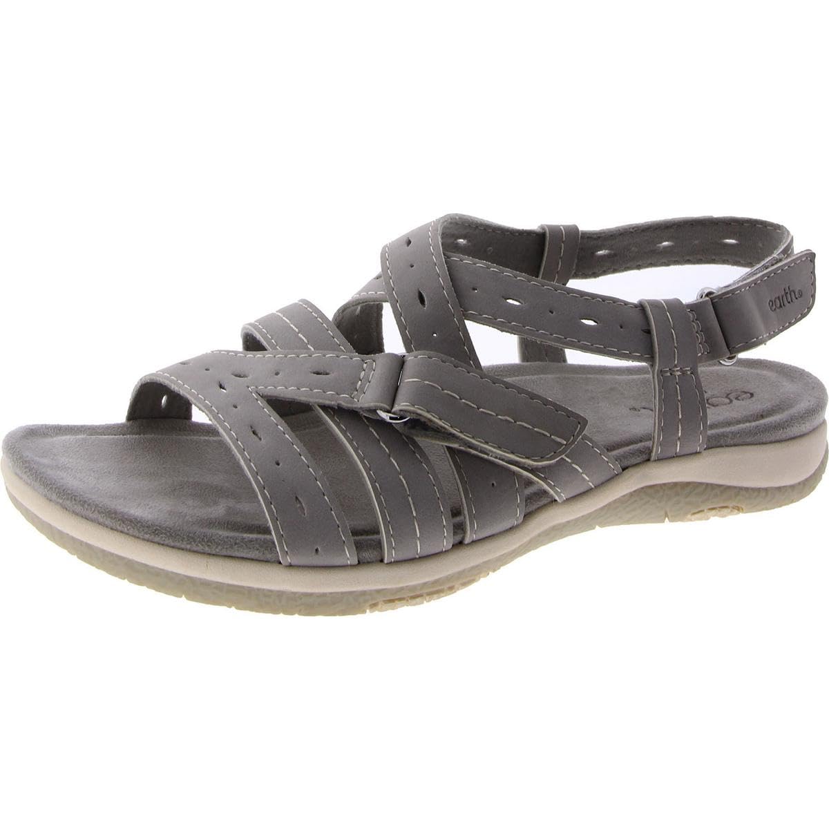 Earth® Samsin Casual Sport Sandals, Light Gray 050, 9 M