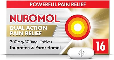 Nuromol Dual Action Ibuprofen Paracetamol 16 Tablets
