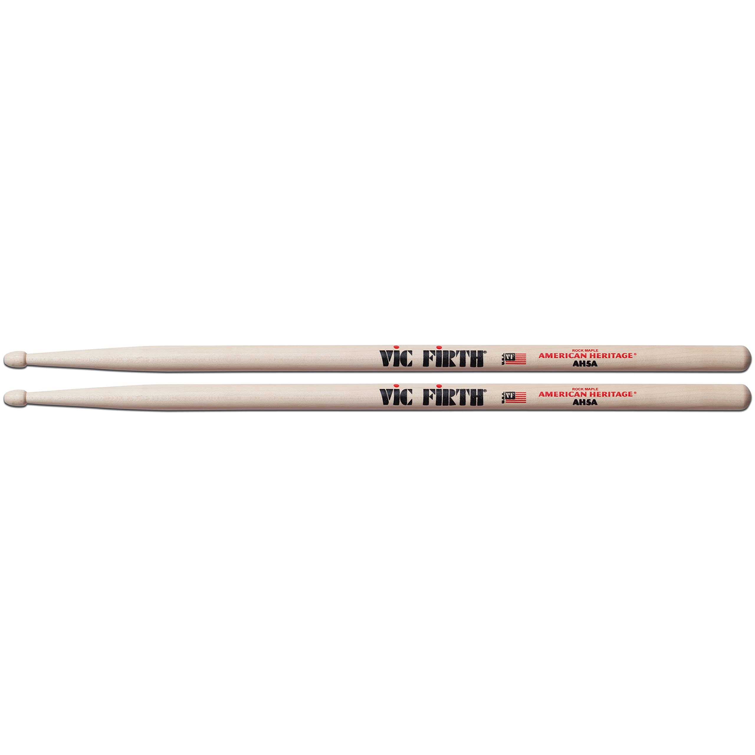 Vic FIrth - American Heritage® Drumsticks AH5A - American Maple - Tear Drop Wood Tip — image 1
