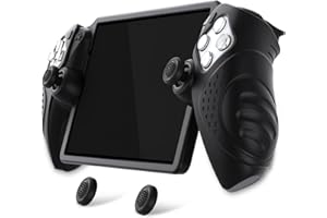 PlayVital Design for PS Portal Cover, Guardian Edition Silicone Protective Case for PS Portal Remote Player with Thumb Grips - Shockproof, Anti-Slip Grip Accessories - Black