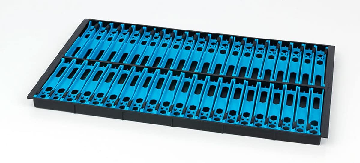 Matrix Match Fishing Loaded Pole Winder Tray 13cm Light Blue includes 42 x 130mm winders