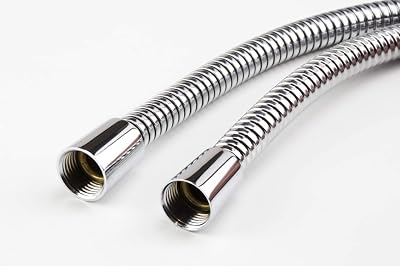 Euroshowers SuperLux WRAS Chrome Stainless Steel Shower Hose 75cm