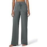 Willit Women's Wide Leg Pants Yoga Pants with Pockets High Waist Stretch Casual Lounge Comfy Pants 29" 31"