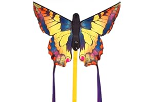 HQ Kites R Butterfly Kite 20 Inch Single Line Kite with Tail