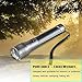 IFLYING Solar Powered Flashlight Aluminum Alloy Handheld Lamp Torch Outdoor Camping Rechargeable Flashlights