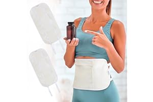 HAOOTADIY 2 pcs Castor Oil Pack Compress-Reusable Castor Oil Pack Wrap, Mess-Free Castor Oil Pack for Liver Detox, Constipation, Aid Sleep, With Extra Pouch, Use As Ice|Hot Castor Oil Pack Kit(Oil NOT INCLUDE).