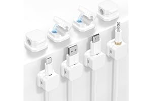 8 Pack Cord Organizer Holder, Magnetic Cable Organizers USB Cable Holder Wire Organizer Cord Clips for Desk Car Home and Offi