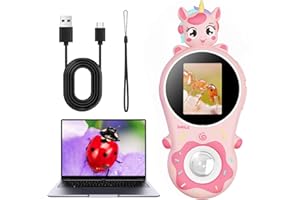 Kids Microscope,Ashfly 200X Magnifier for Kids,Mini Pocket Portable Digital Microscope for Educational Science Toys,Birthday Gifts for Age 3 4 5 6 7 8 Girls