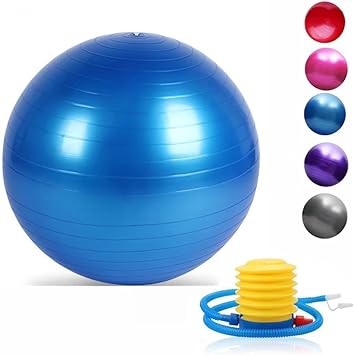 Amazon.com: Yoga pelota de ejercicio 45/55/65/75/85/311.7 ...