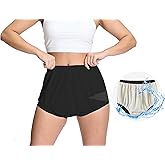 Women's Plastic Pants for Adult Diapers Incontinence Waterproof Cloth Diaper Cover Leakproof Rubber Underwear Alternative (Black, S)