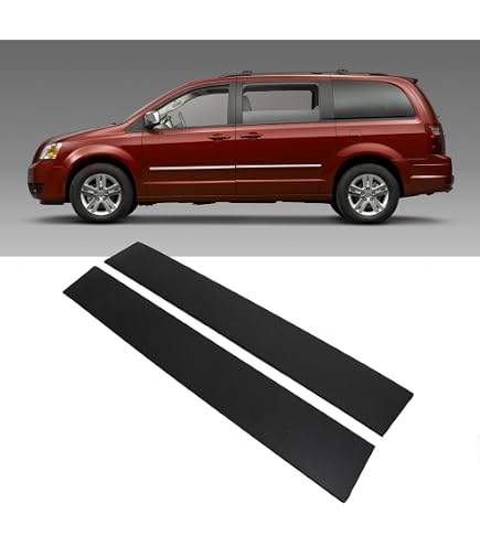QAA Stainless Steel Chrome Pillar Posts – 6-Piece Window Trim For Cadillac Deville DTS 2000-2011