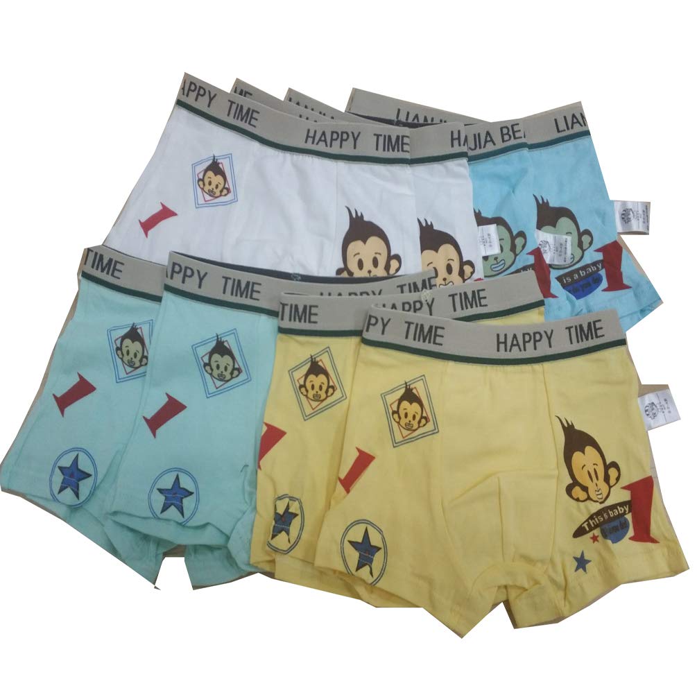 YCandJY Soft Cotton Kids Underwear Cartoon Little Boys Boxer Briefs Mix Color(5/8 Pack) 2-10Y ...