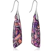 MJartoria Stone Earrings for Women Trendy Vintage Dangle Earrings Drop Earrings Statement Earrings Jewelry Gifts