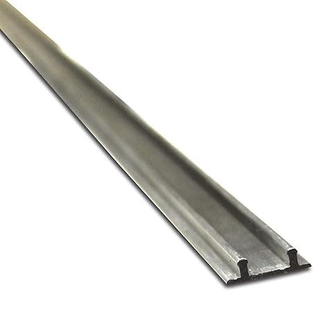 Doppelschiene Möbelschiene Laufschiene Bodenschiene 1,90 m Aluminium